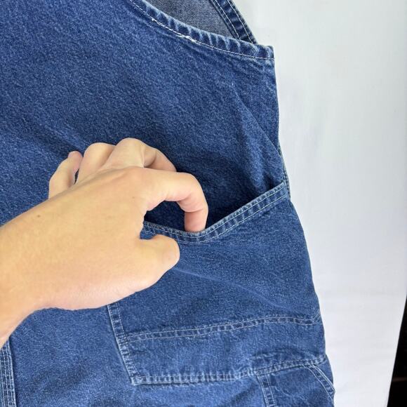 Vintage OshKosh B'Gosh Vestbak Bib Overalls USA Union Made Sanforized Mens 42x29 - Picture 7 of 10